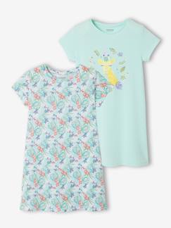 Menina 2-14 anos-Pijamas-Lote de 2 camisas de dormir, para menina, Oeko Tex®