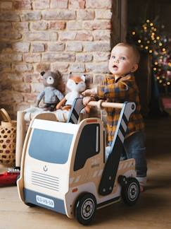Brinquedos-Primeira idade- Baloiços, carrinhos de marcha, andarilhos e triciclos-Carrinho de marcha Camião, em madeira FSC®