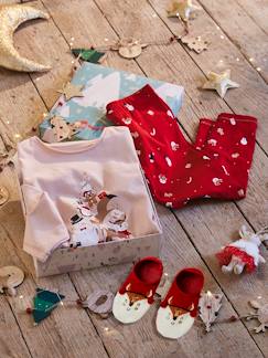 Menina 2-14 anos-Pijamas-Pijama de Natal, para menina