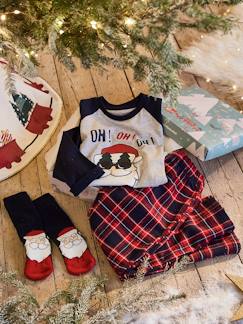 Menino 2-14 anos-Caixa de Natal  com pijama + meias Oh! Oh! Oh!, de menino