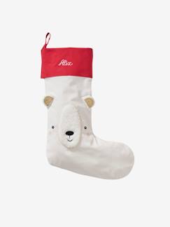 Têxtil-lar e Decoração-Decoração-Meia de Natal personalizável, Urso