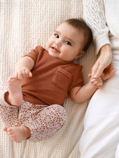 Bebé 0-36 meses-Leggings-Leggings em malha canelada, para bebé
