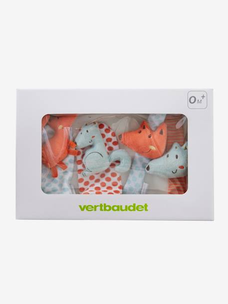 Pulseira e meias com guizo Multicolor 