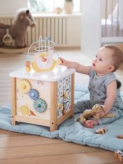 Brinquedos-Cubo grande de atividades, em madeira FSC®.