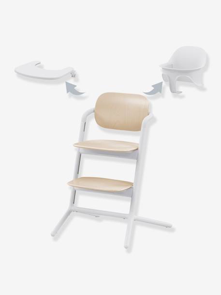 Conjunto 3-em-1, cadeira alta, Cybex Lemo 2 azul+branco+cru+preto 