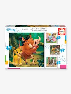 Brinquedos-Jogos educativos-4 puzzles progressivos Disney Baby 1 - EDUCA