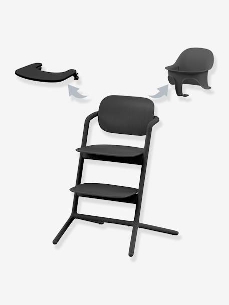Conjunto 3-em-1, cadeira alta, Cybex Lemo 2 azul+branco+cru+preto 