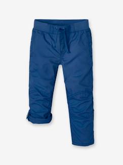 Essenciais de Verão-Calças curtas estilo militar transformáveis em bermudas, para menino