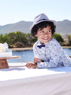 Menino 2-14 anos-Acessórios-Chapéu estilo panamá, aspeto entrançado, para menino