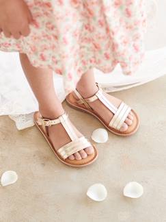 Calçado-Calçado menina (23-38)-Sandálias, chinelos-Sandálias em pele, para menina