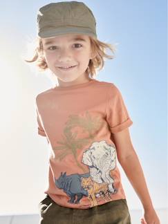 Menino 2-14 anos-T-shirts, polos-T-shirts-T-shirt com animais da selva, para menino