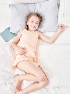 Menina 2-14 anos-Pijama + saquinho, em malha canelada, para menina