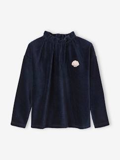 Menina 2-14 anos-Camisolas, casacos de malha, sweats-Sweatshirts -Sweat em bombazina, para menina