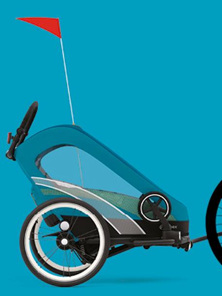 Carrinho Zeno bike One Box da CYBEX azul-turquesa 