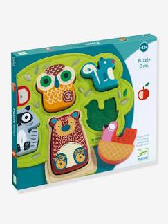Brinquedos-Jogos educativos- Puzzles-Puzzle Feltro Oski -DJECO