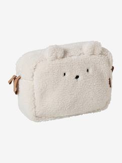 Puericultura-Bolsa de cuidados de higiene Urso, em sherpa, Pequeno Nómada