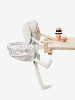 Brinquedos-Bonecos e bonecas-Bonecos e acessórios-Cadeira de mesa para boneca, em tecido e madeira FSC®