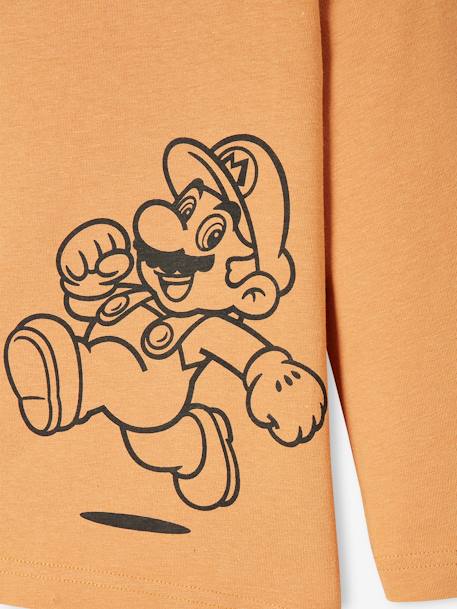 Camisola Super Mario®, de mangas compridas, para criança AMARELO ESCURO LISO COM MOTIVO 