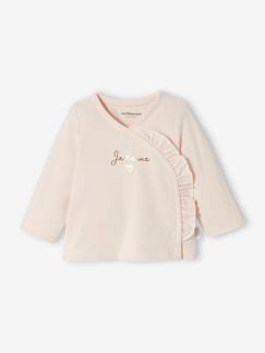 Bebé 0-36 meses-T-shirts-T-shirts-Casaco em algodão e elastano, para bebé recém-nascido