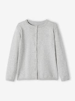 Menina 2-14 anos-Camisolas, casacos de malha, sweats-Casaco para menina