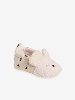 Calçado-Calçado bebé (16-26)-Sapatinhos ursinho, em tecido, para bebé