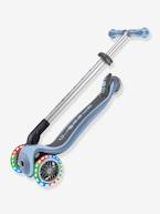 Trotinete dobrável com luz e 3 rodas - Primo Foldable Lights - GLOBBER azul+lilás+verde-menta 