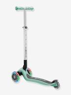 Trotinete dobrável com luz e 3 rodas - Primo Foldable Lights - GLOBBER azul+lilás+verde-menta 