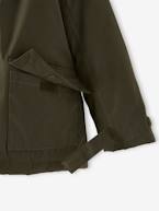 Parka 3 em 1, com blusão amovível, para menino AZUL ESCURO LISO COM MOTIVO+AZUL MEDIO LISO COM MOTIVO+CASTANHO ESCURO LISO COM MOTIV+VERDE MEDIO LISO COM MOTIVO 
