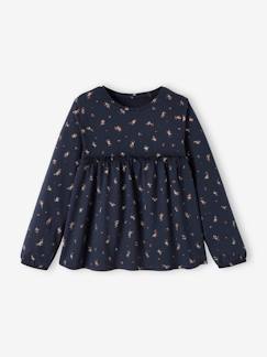 Menina 2-14 anos-Camisola modelo blusa estampada, para menina