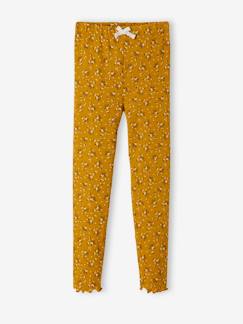 Menina 2-14 anos-Leggings -Leggings em malha canelada, para menina