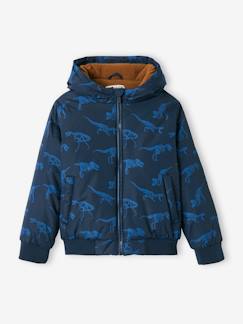 Menino 2-14 anos-Casacos, blusões-Blusão com capuz, dinossauros e forro polar, para menino