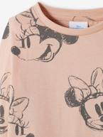 Camisola Minnie® da Disney, de mangas compridas, para criança ROSA ESCURO ESTAMPADO 