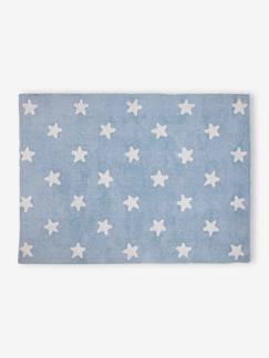 Têxtil-lar e Decoração-Decoração-Tapetes-Tapete retangular com estrelas, lavável, em algodão, da LORENA CANALS