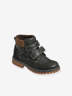 Calçado-Calçado menino (23-38)-Botas com barras autoaderentes, para menino