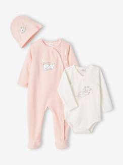 Bebé 0-36 meses-Conjuntos-Conjunto pijama + body + gorro, Marie dos Aristogatos da Disney®, para bebé