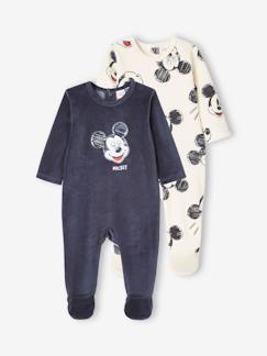 Bebé 0-36 meses-Pijamas, babygrows-Lote de 2 pijamas Mickey da Disney®, para bebé
