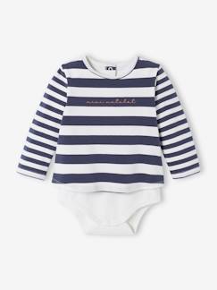 Bebé 0-36 meses-Bodies-Camisola-body de mangas compridas, para bebé