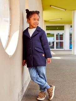 Menina 2-14 anos-Calças -Jeans estilo paperbag e cinto florido, para menina