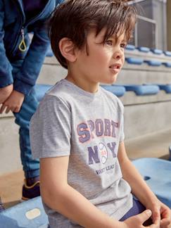 Menino 2-14 anos-T-shirts, polos-T-shirt de desporto com motivos, para menino