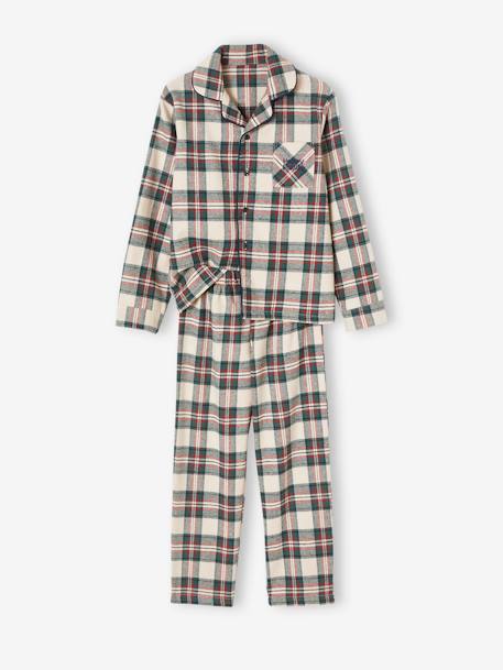 Pijama especial Natal, de flanela, para criança  