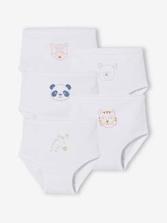 Bebé 0-36 meses-Bodies-Lote de 5 cuecas especial fraldas, em puro algodão, para bebé