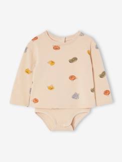 Bebé 0-36 meses-T-shirts-Camisola-body de mangas compridas, para bebé