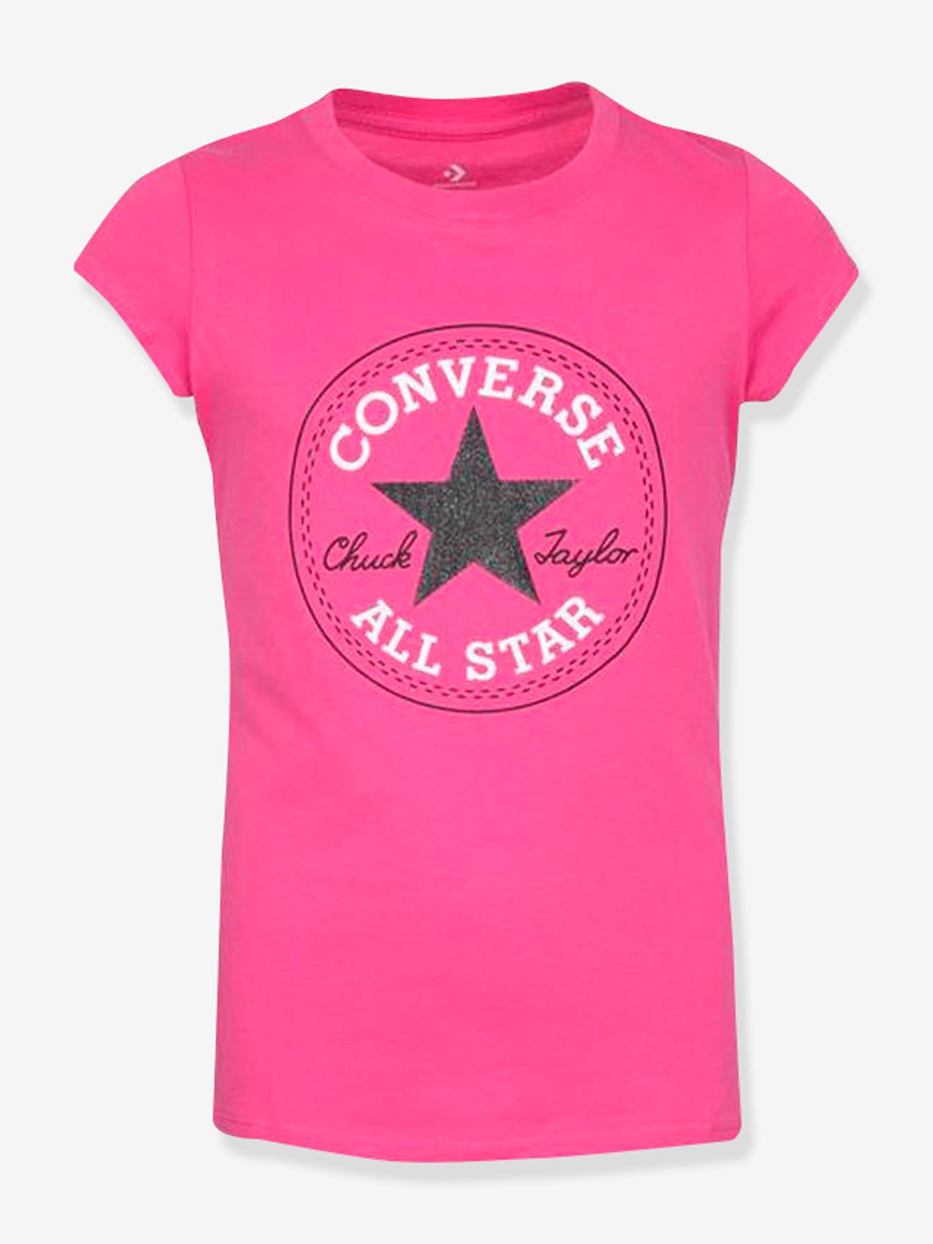 T-shirt para criança, Chuck Patch da CONVERSE rosa