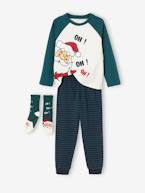 Conjunto de Natal, pijama + meias, para menino  