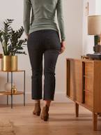 Jeans flare, entrepernas 65 cm, para grávida BEGE CLARO LISO+CINZENTO ESCURO LISO 