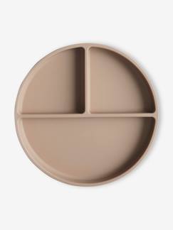 Puericultura-Alimentação Bebé-Loiça e conjuntos refeição-Prato compartimentado, da MUSHIE, em silicone
