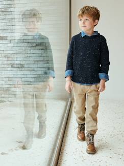 Menino 2-14 anos-Calças-Calças jogger de cor, fáceis de vestir, para menino