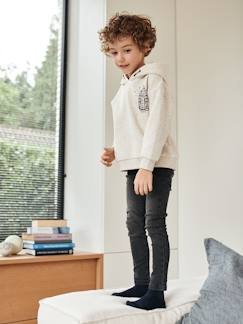 Menino 2-14 anos-Jeans slim Superflex com efeitos de desgaste, para menino
