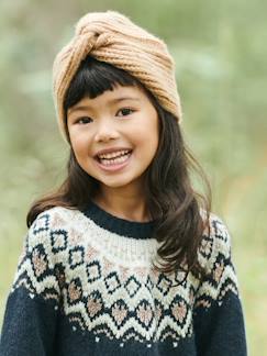 Menina 2-14 anos-Gorro tipo turbante, para menina