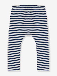 Bebé 0-36 meses-Calças, jeans-Calças às riscas para bebé - Petit Bateau